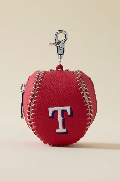 MLB Texas Rangers Baseball Pouch Keychain