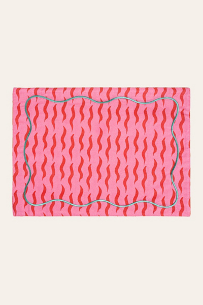 Zsa Zsa Zsu  Embroidered Cotton Placemat