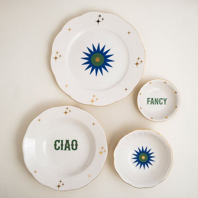 Zsa Zsa Zsu CIAO Porcelain Shallow Bowl #3
