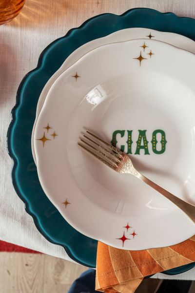 Zsa Zsa Zsu CIAO Porcelain Shallow Bowl