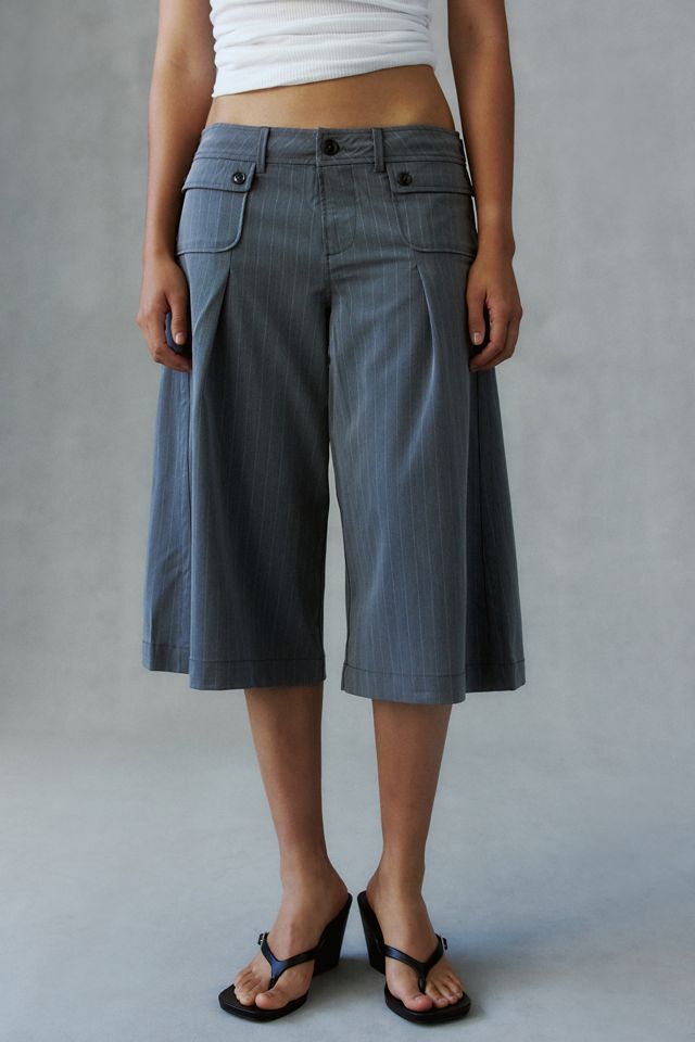 BDG Suited Up Low-Rise Culotte Pants #1