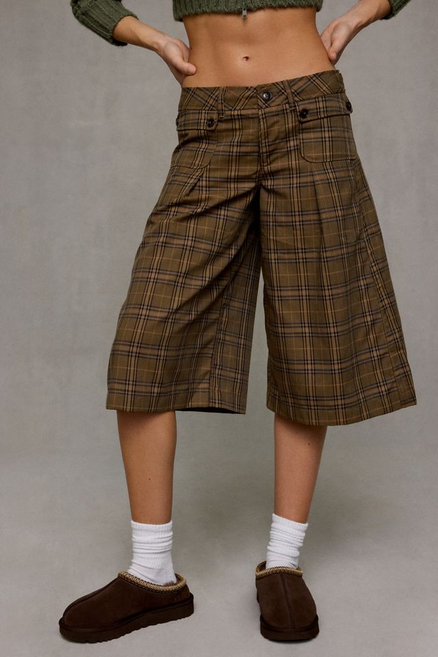 BDG Suited Up Low-Rise Culotte Pants #1