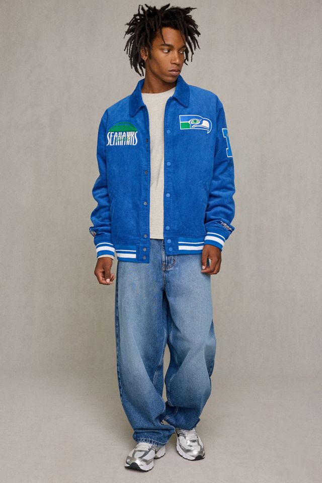 Pro Standard NFL Seattle Seahawks Corduroy Varsity Jacket #1