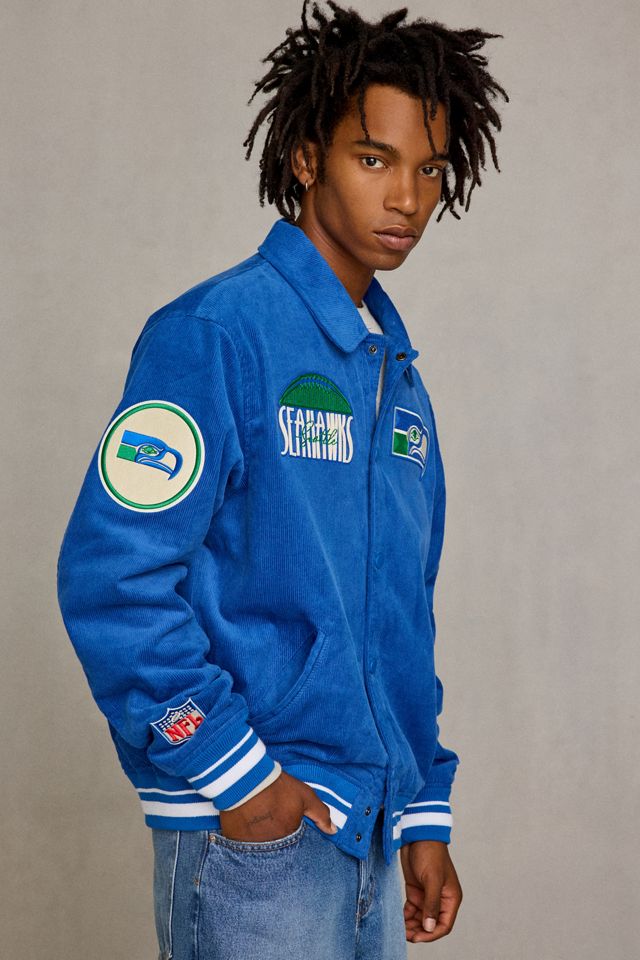 Pro Standard NFL Seattle Seahawks Corduroy Varsity Jacket #3