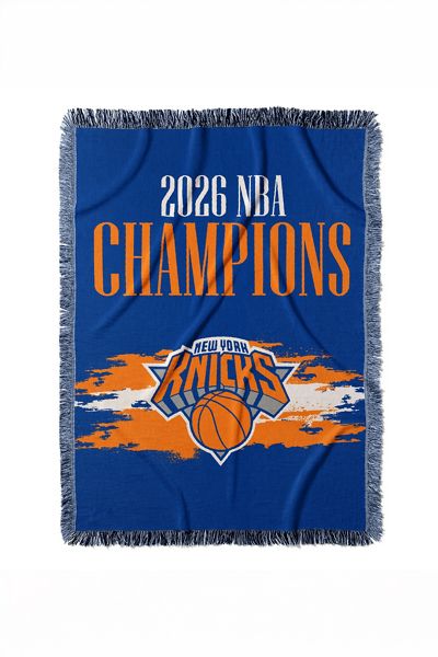 NBA New York Knicks 2026 Champions Tapestry Throw Blanket