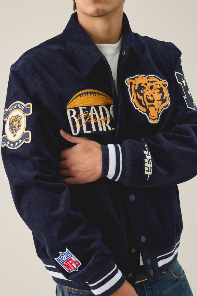 Pro Standard NFL Chicago Bears Corduroy Varsity Jacket #2