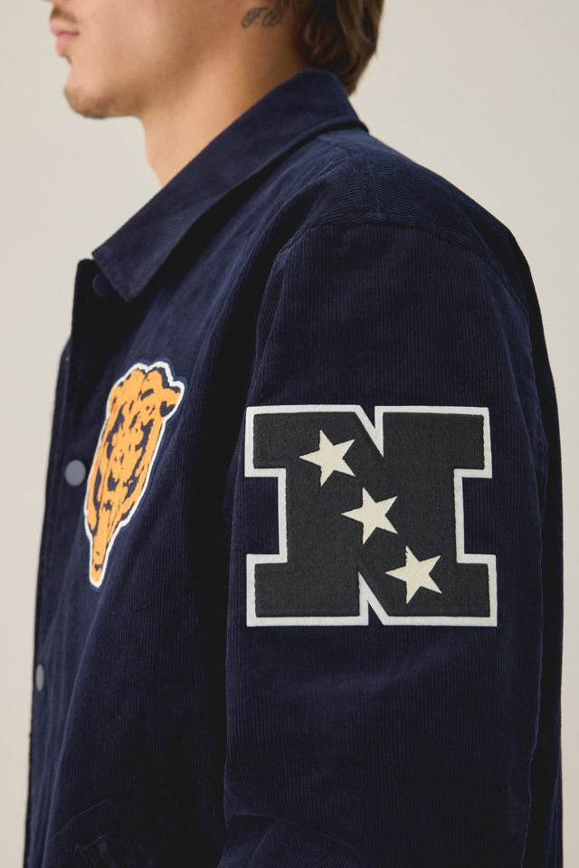 Pro Standard NFL Chicago Bears Corduroy Varsity Jacket #3