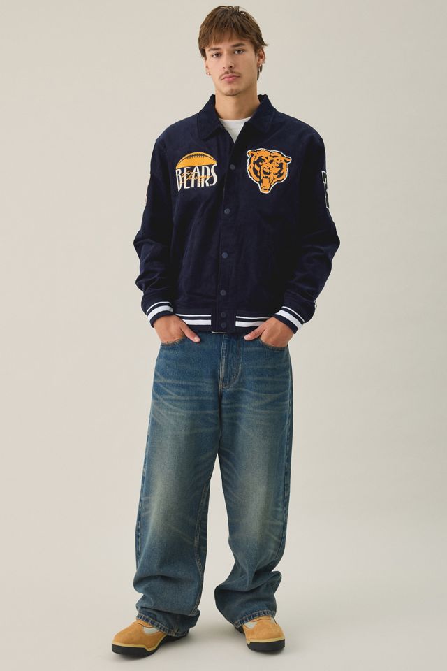 Pro Standard NFL Chicago Bears Corduroy Varsity Jacket #4