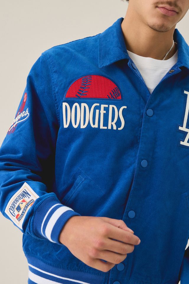 Pro Standard MLB Los Angeles Dodgers Corduroy Varsity Jacket #3