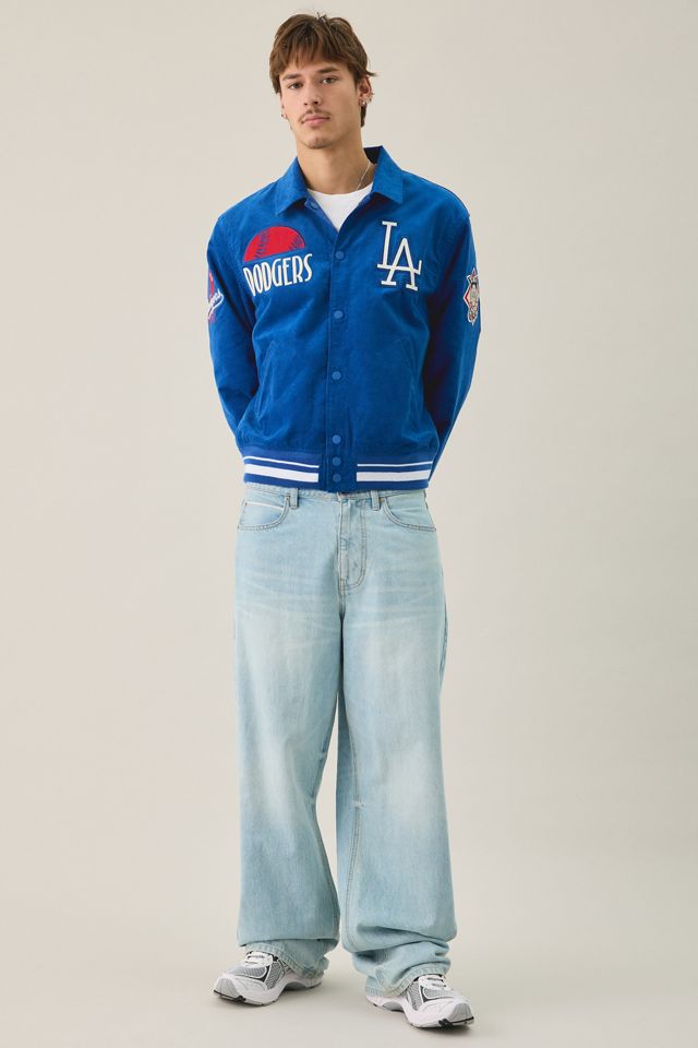 Pro Standard MLB Los Angeles Dodgers Corduroy Varsity Jacket #4