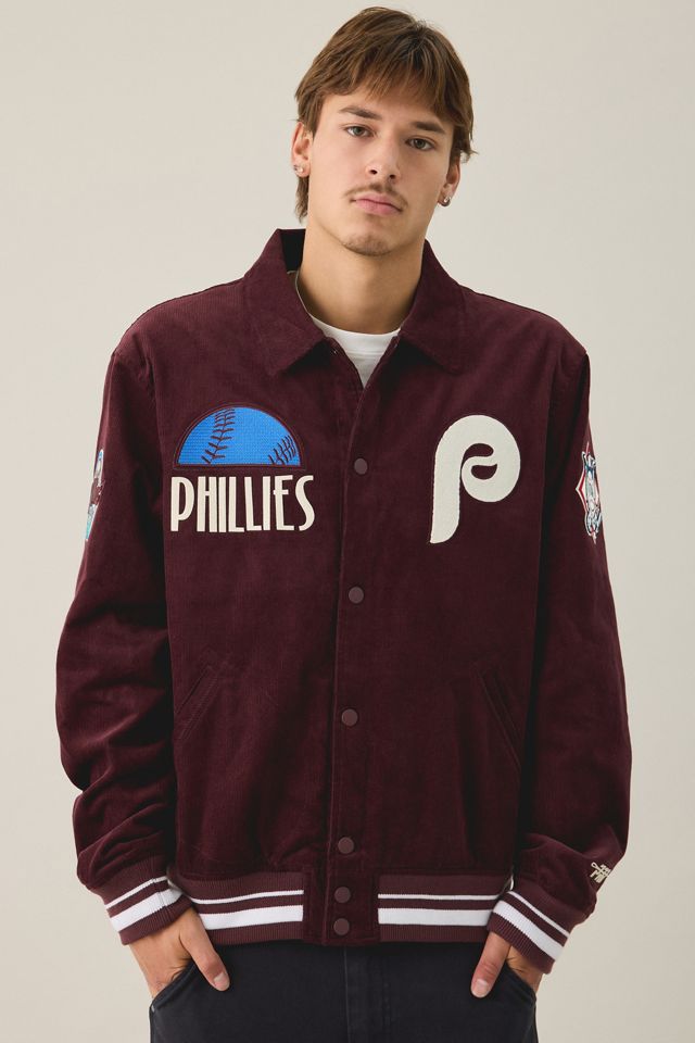 Pro Standard MLB Philadelphia Phillies Corduroy Varsity Jacket #1