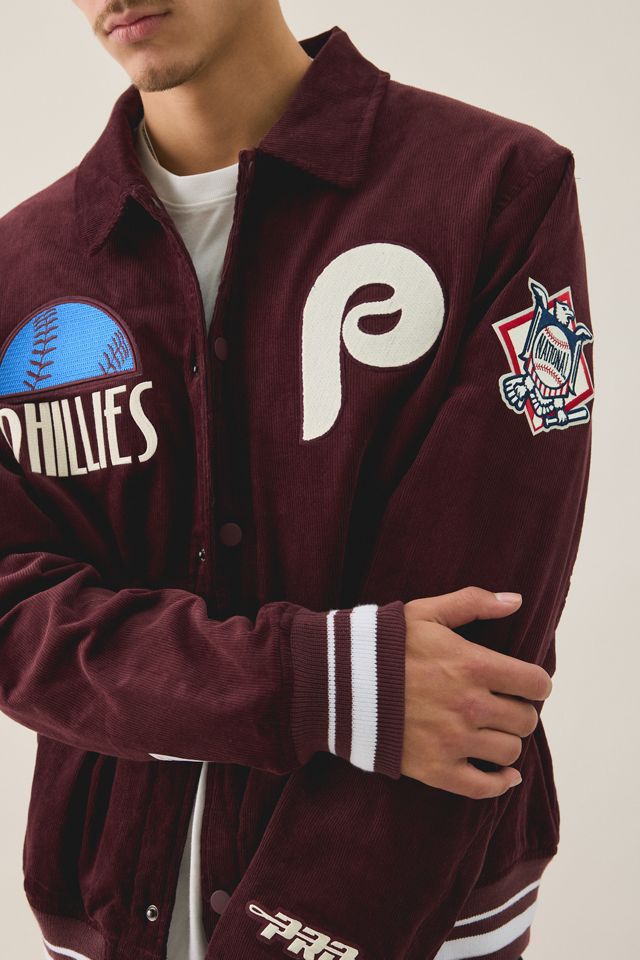 Pro Standard MLB Philadelphia Phillies Corduroy Varsity Jacket #2