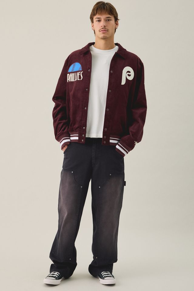 Pro Standard MLB Philadelphia Phillies Corduroy Varsity Jacket #3
