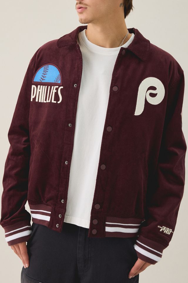 Pro Standard MLB Philadelphia Phillies Corduroy Varsity Jacket #4