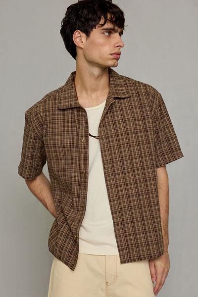 Rhythm Brady Check Pattern Short Sleeve Shirt