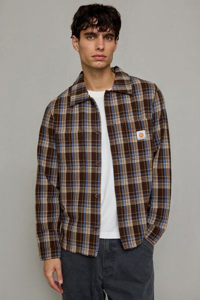 Rhythm Alex Check Pattern Long Sleeve Shirt