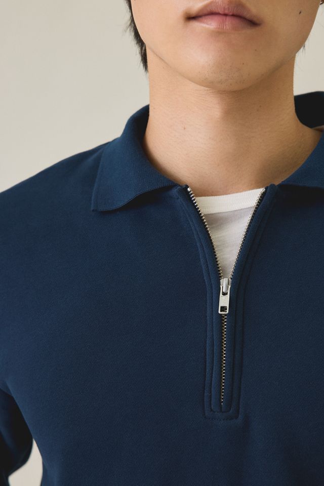 Rhythm Pacific Vintage Fleece Polo Sweatshirt #2