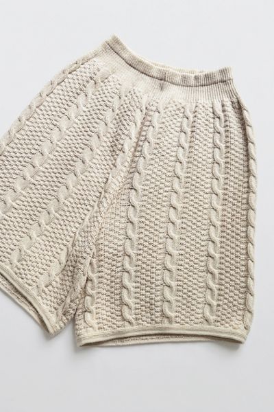 Vintage Cableknit Relaxed Shorts