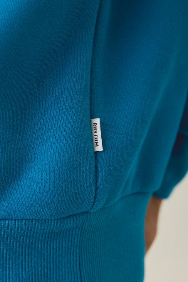 Rhythm Sutton Quarter Zip Fleece Sweatshirt #3