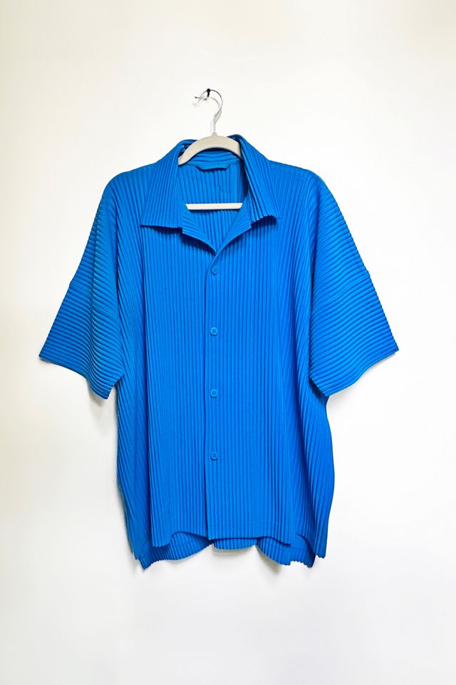 Homme Plisse Issey Miyake Collared Shirt #1