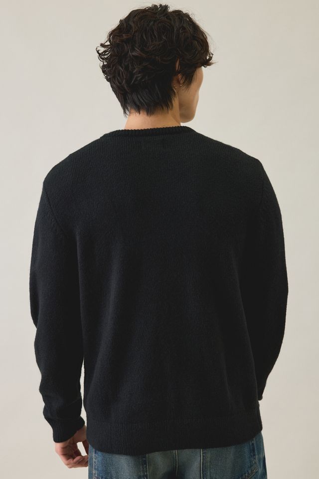 Rhythm Stripe Fisherman Knit Crew Neck Sweater #2