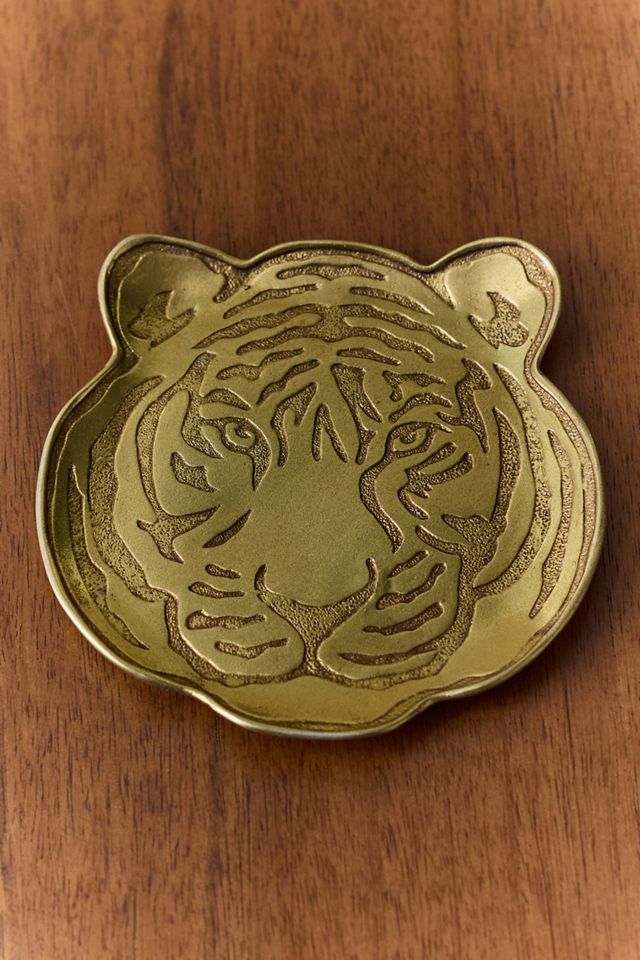 Tiger Shaped Embossed Catch-All Tray #1