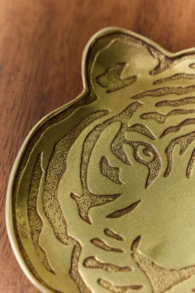 Tiger Shaped Embossed Catch-All Tray #2