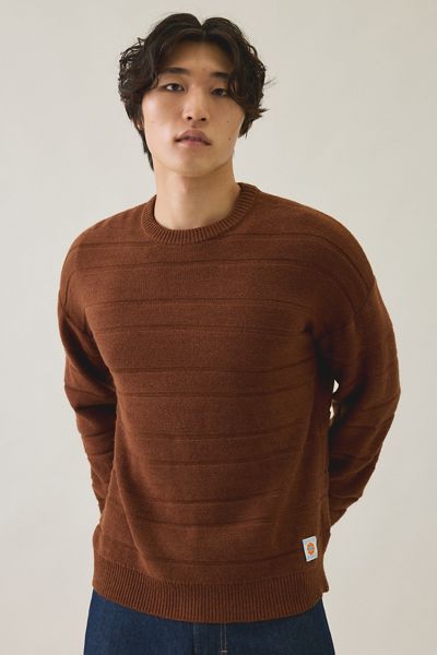 Rhythm Jackson Stripe Knit Crew Neck Sweater
