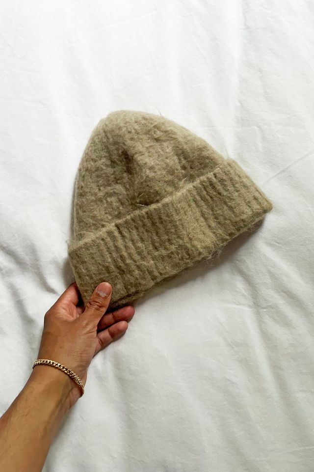 Acne Studios Mohair Khaki Beanie #1