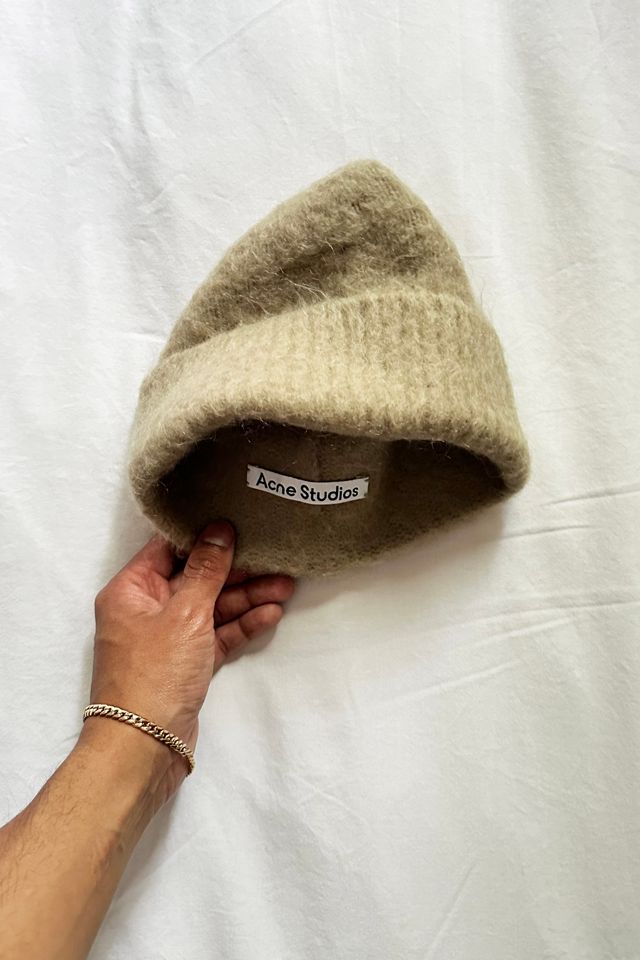 Acne Studios Mohair Khaki Beanie #2