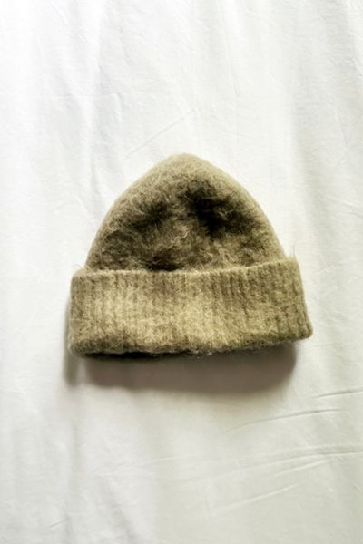 Acne Studios Mohair Khaki Beanie
