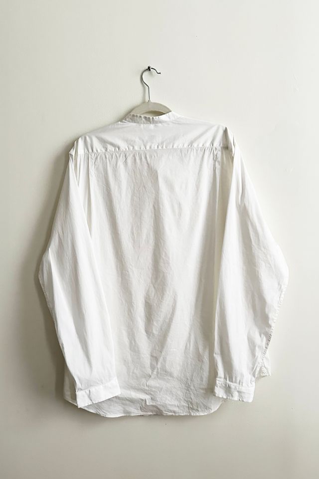 Vintage Armani Collezioni Banded Collar Shirt #3