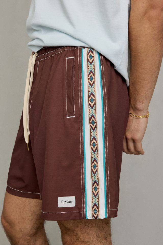 Rhythm Panel Stripe Beach Shorts #2