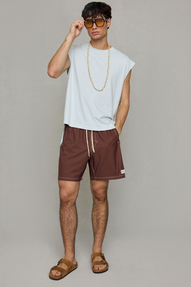 Rhythm Panel Stripe Beach Shorts #4