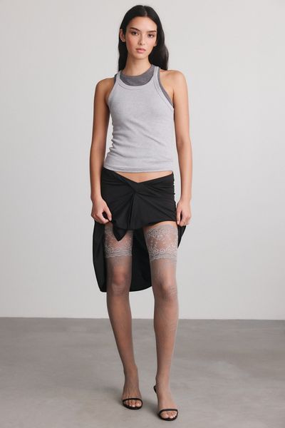 Sheer Lace Over-The-Knee Socks