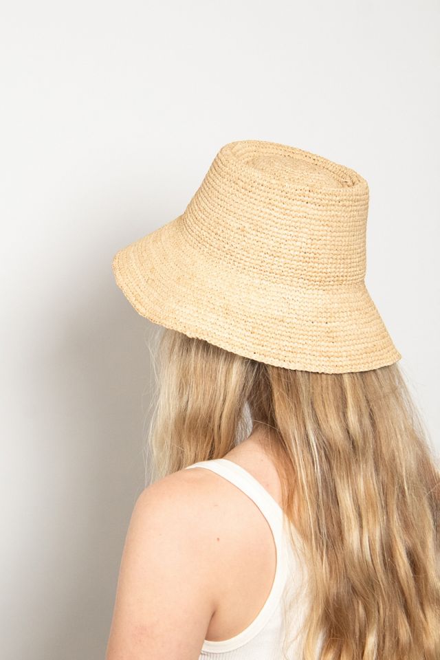 Wyeth Tali Raffia Bucket Hat #3