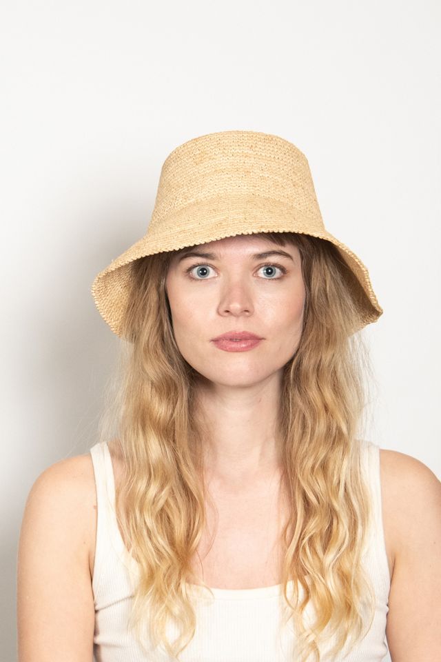 Wyeth Tali Raffia Bucket Hat #4