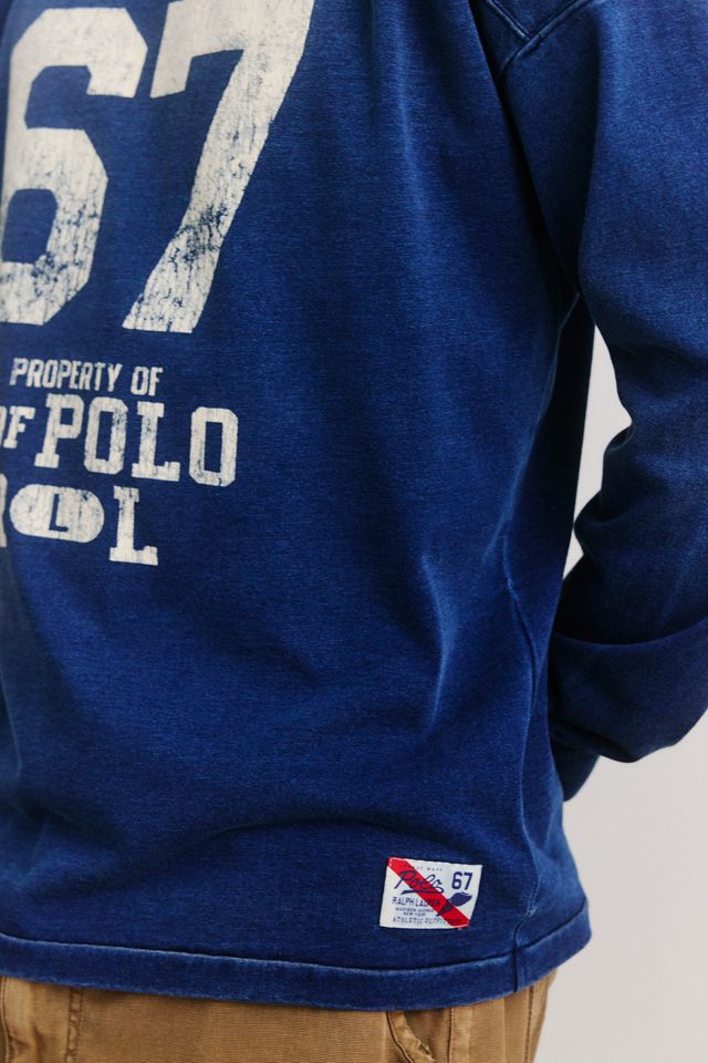 Polo Ralph Lauren Original Label Graphic Long Sleeve Football Tee #2