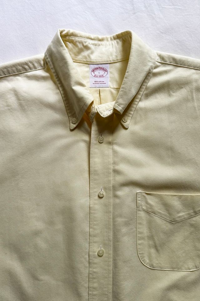 Vintage Butter Yellow Brooks Brother Oxford Shirt #2