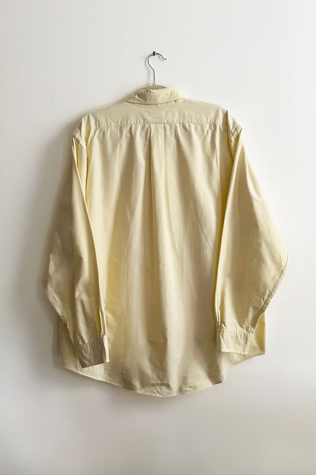 Vintage Butter Yellow Brooks Brother Oxford Shirt #3