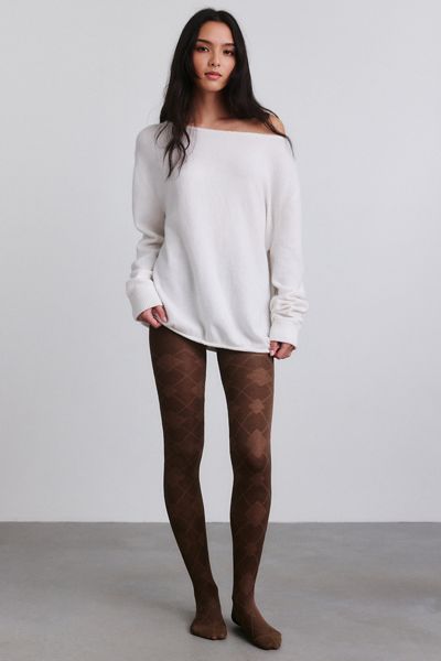 Argyle Sweater Tights