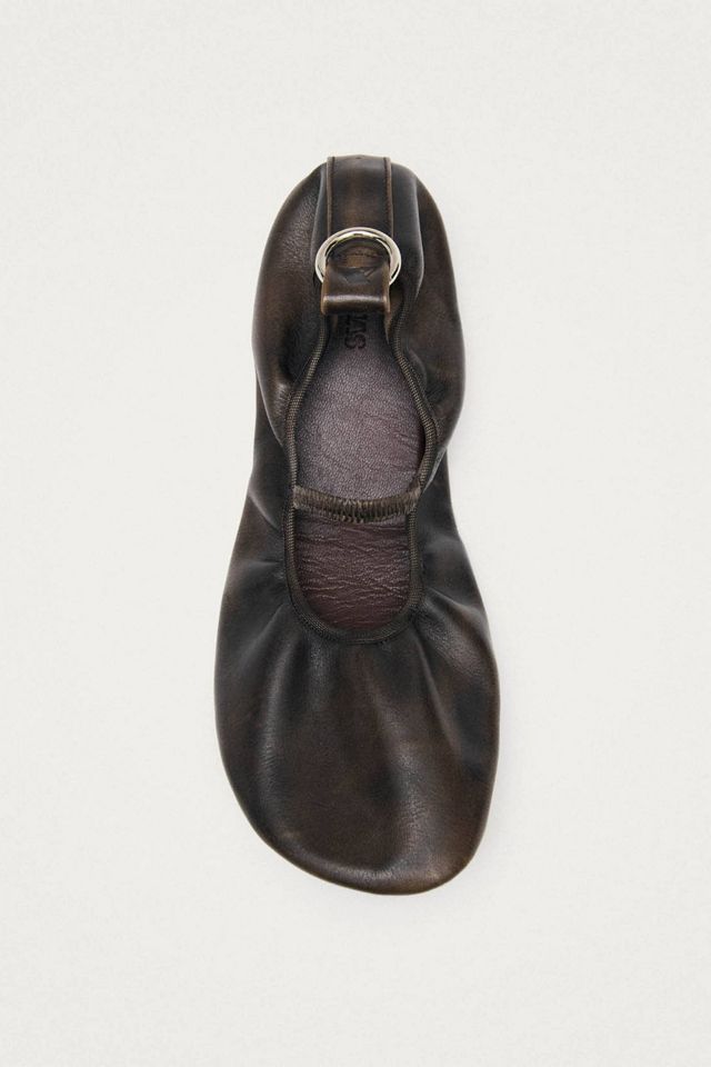 ALOHAS Naira Barefoot Vintage Effect Leather Ballet Flats #1
