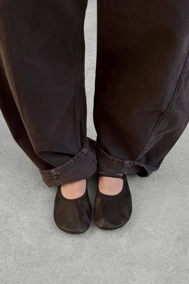 ALOHAS Naira Barefoot Vintage Effect Leather Ballet Flats #2