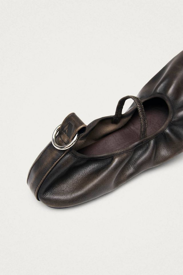 ALOHAS Naira Barefoot Vintage Effect Leather Ballet Flats #3