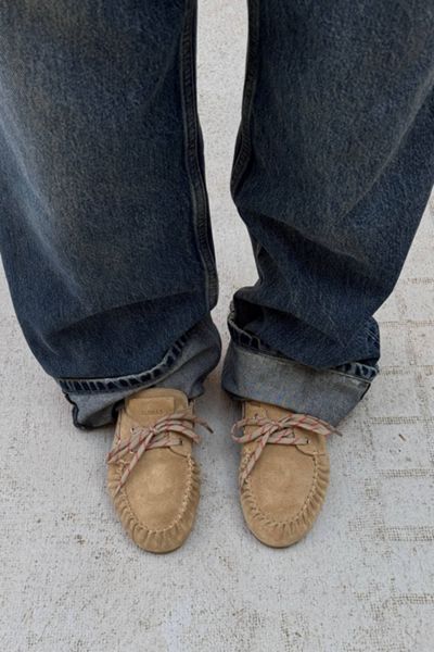 ALOHAS Rowan Sporty Suede Leather Loafers