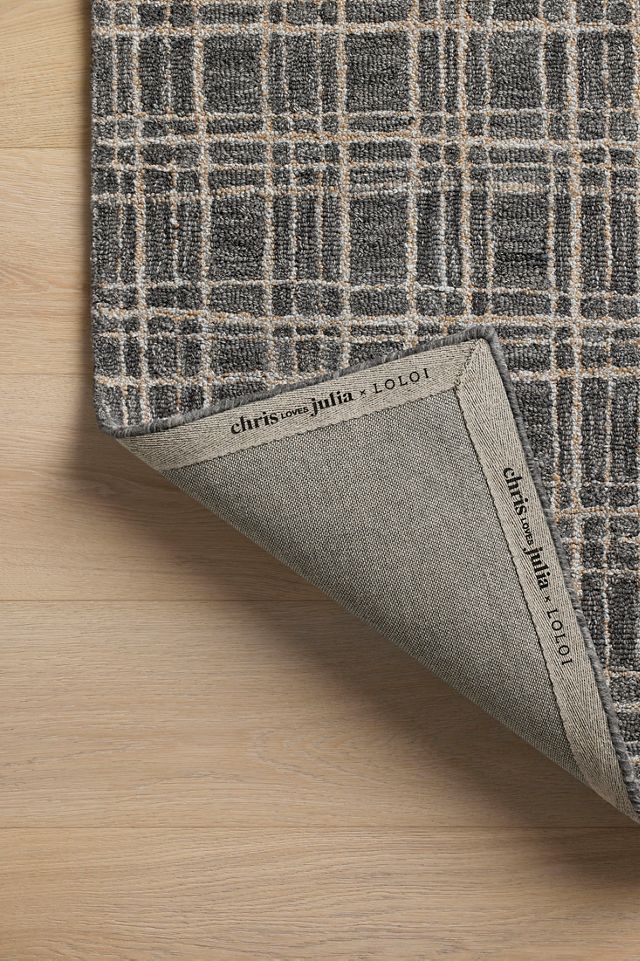 Wes Gridded Woven Rug #1