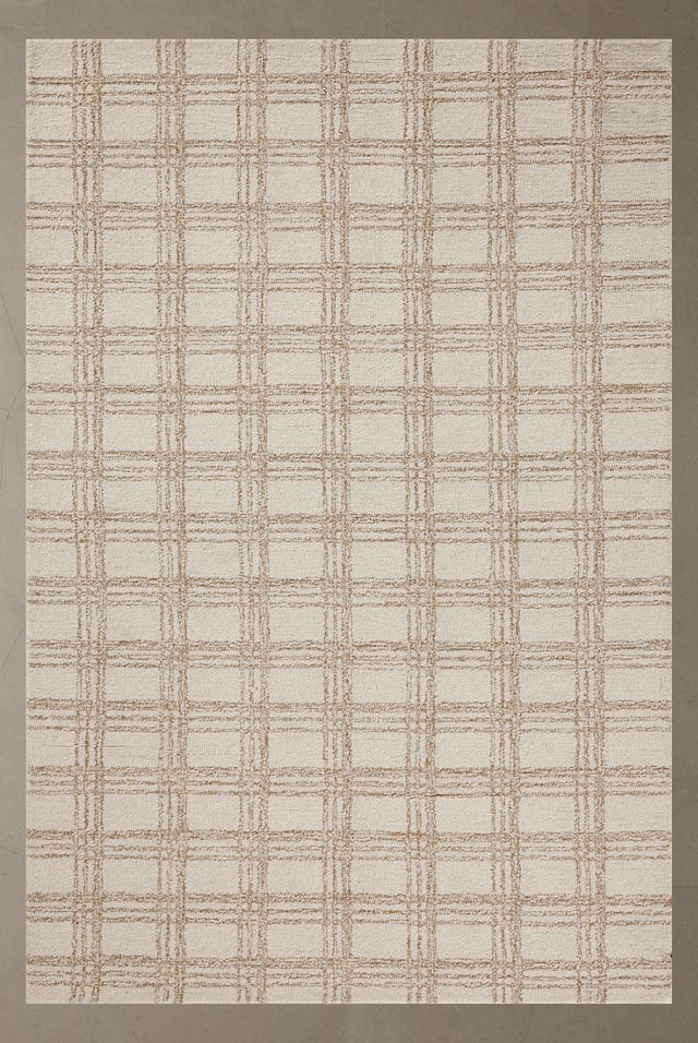 Jaxie Gridded Woven Rug #2