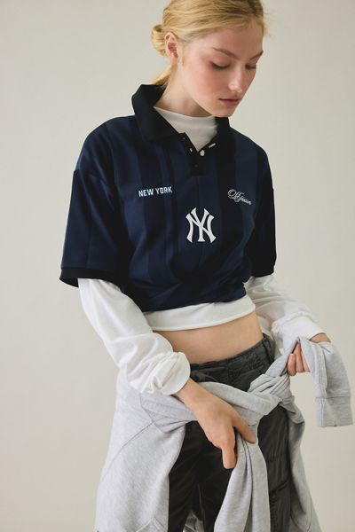 Off Season MLB Twist-Front Rugby Tee
