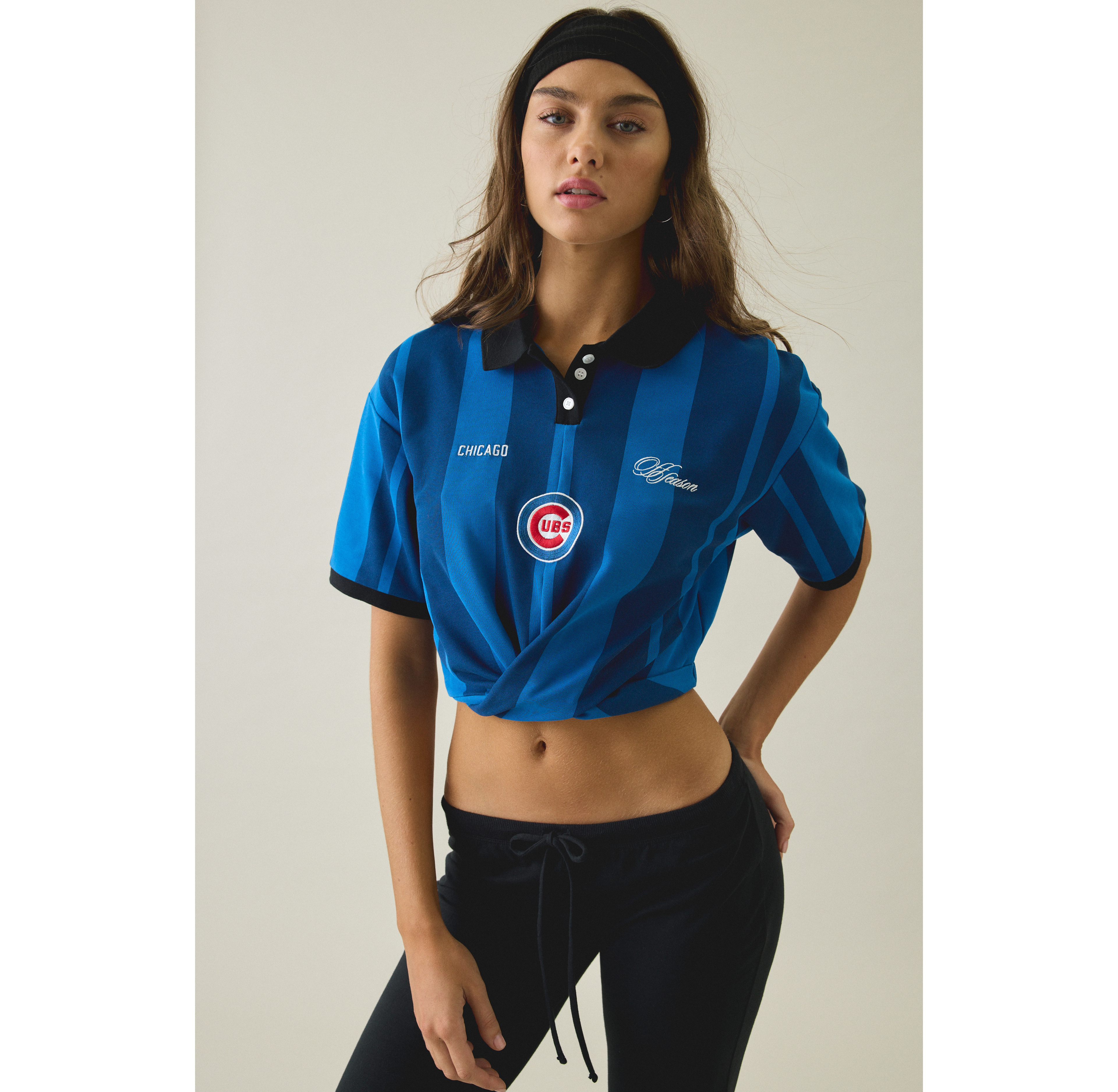 Off Season MLB Twist-Front Rugby Tee