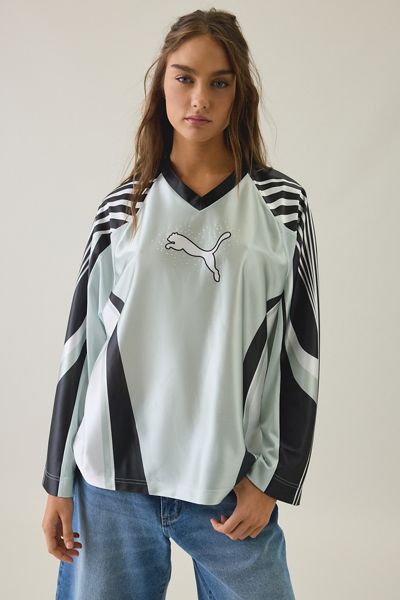 Puma Street Glam Bedazzled Oversized Jersey